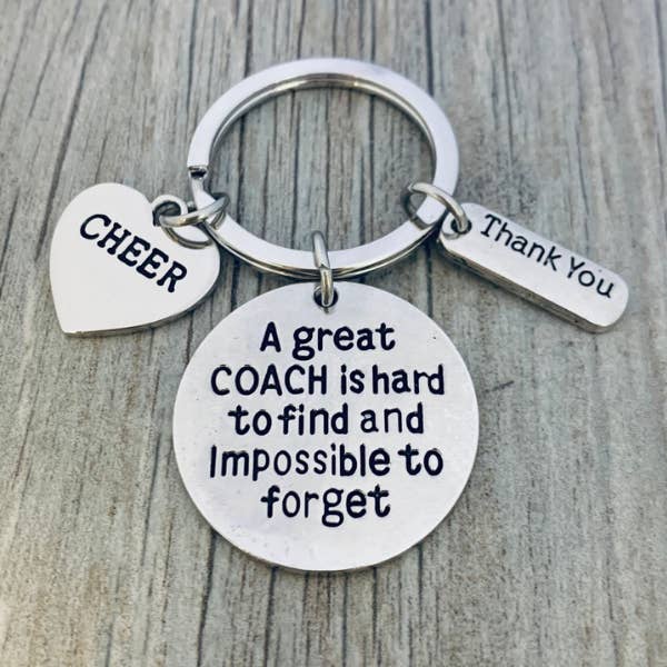 Cheer Great Coach est difficile à trouver mais impossible à oublier : un porte-clés pour la vente par Sportybella