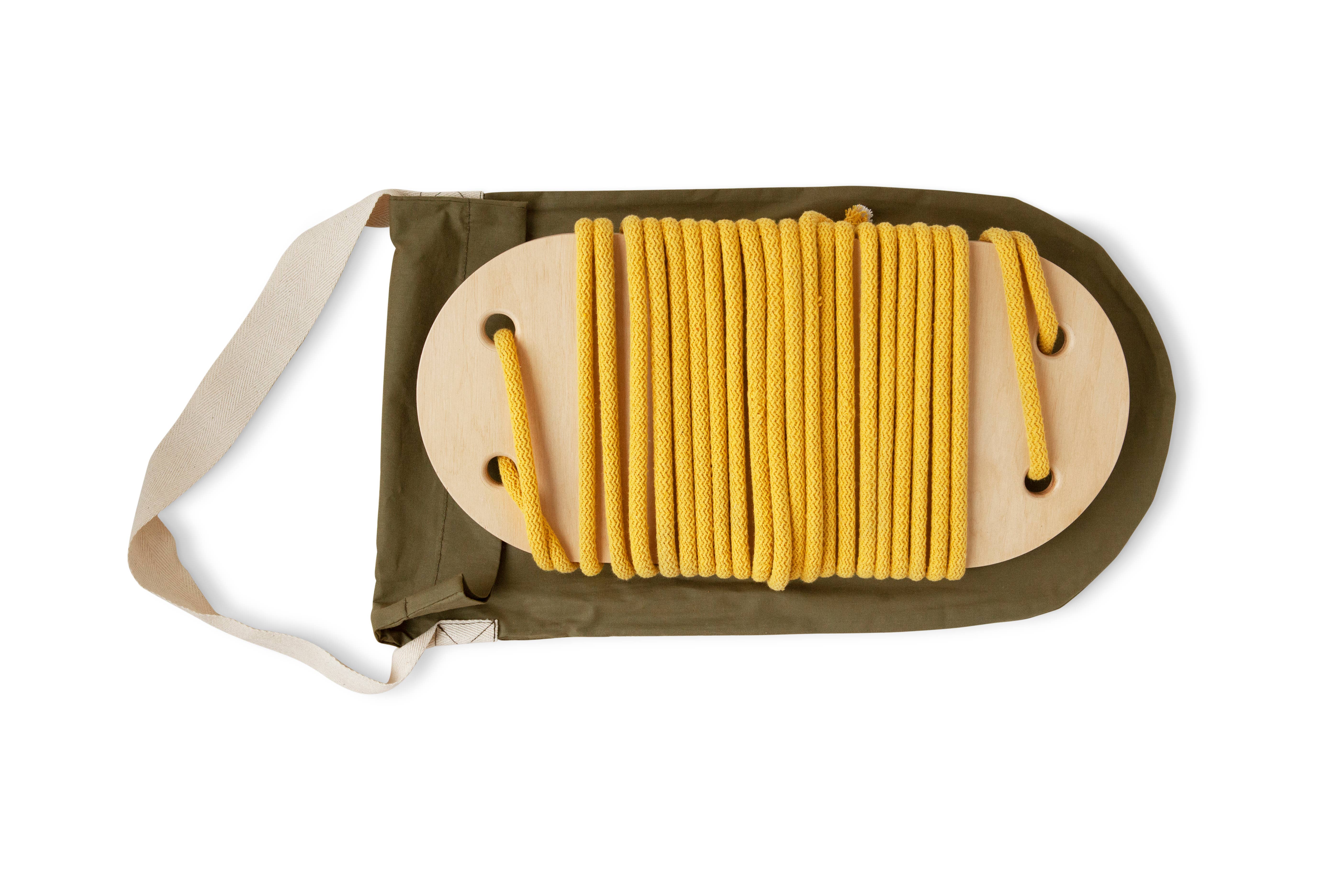 Babai – Großhandel Holzspielzeug – Kinder – Babai Kinder-Holzschaukel mit Baumwollseil26