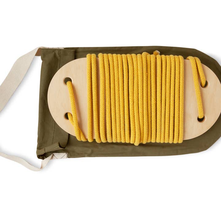 Babai – Großhandel Holzspielzeug – Kinder – Babai Kinder-Holzschaukel mit Baumwollseil26