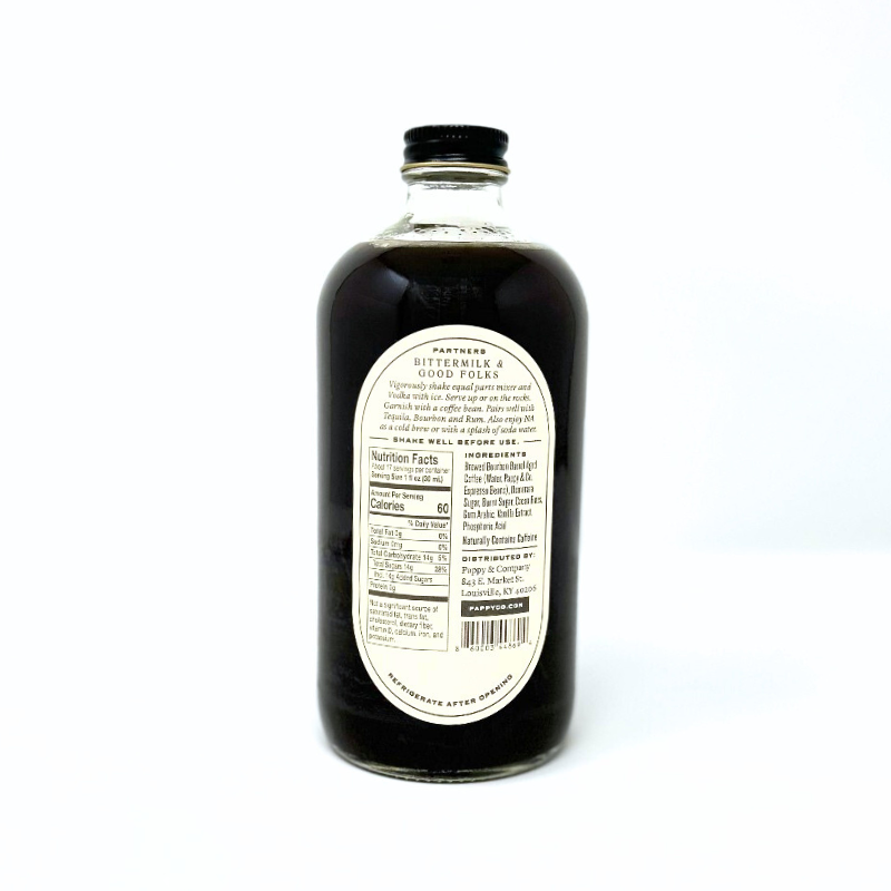 Pappy & Company - Wholesale Cocktail Mix/Syrup - Pappy Van Winkle Espresso Elixir2