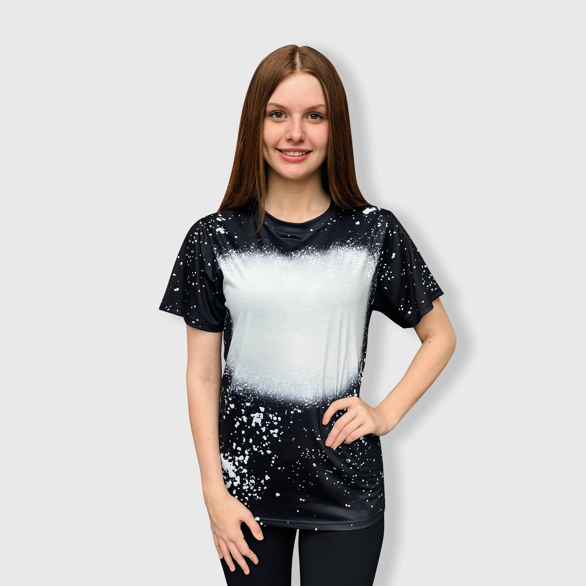 ILTEX Apparel - Wholesale T-Shirt - Women's - FAUX Bleached Tees - Adult45
