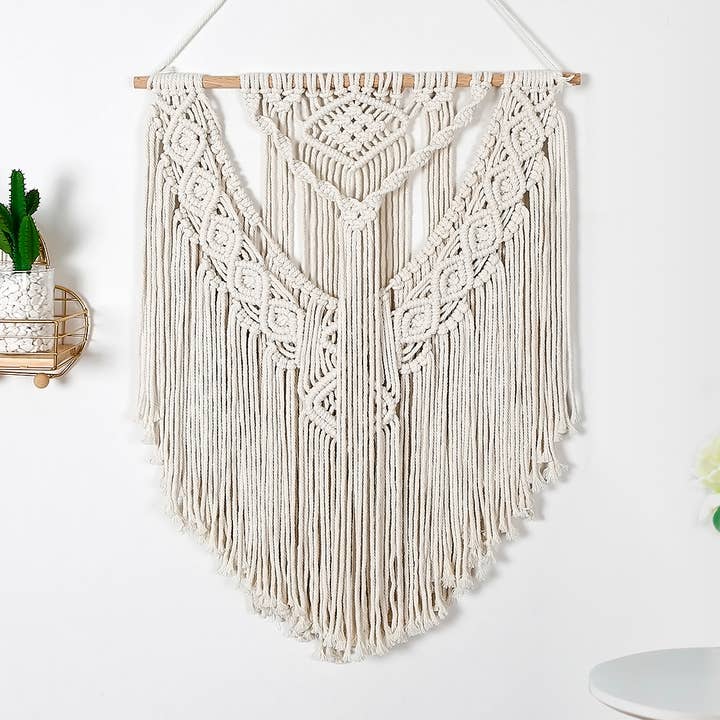 Hand-woven Macrame Wall Hanging Tapestry Crafts Art - Arya for wholesale by Sparkle Being