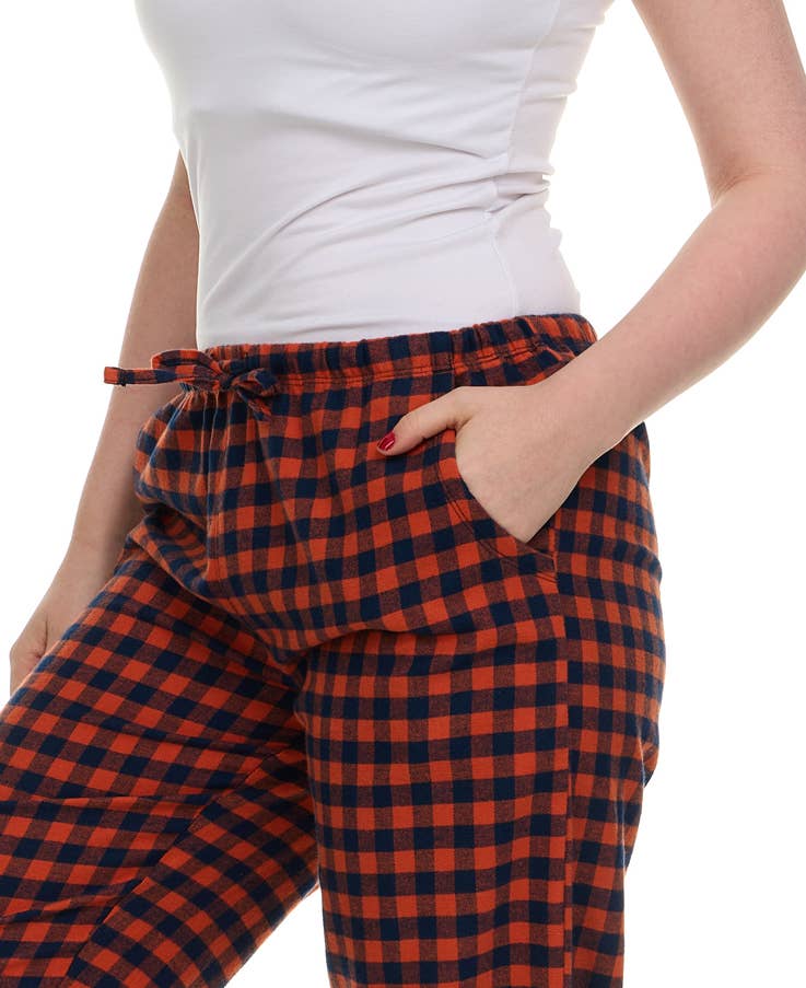 I-Wear Brands - Venta al por mayor Pantalones de chándal/cómodos - Mujer - Pantalones de franela de algodón a cuadros para mujer con cordón, paquete de 315