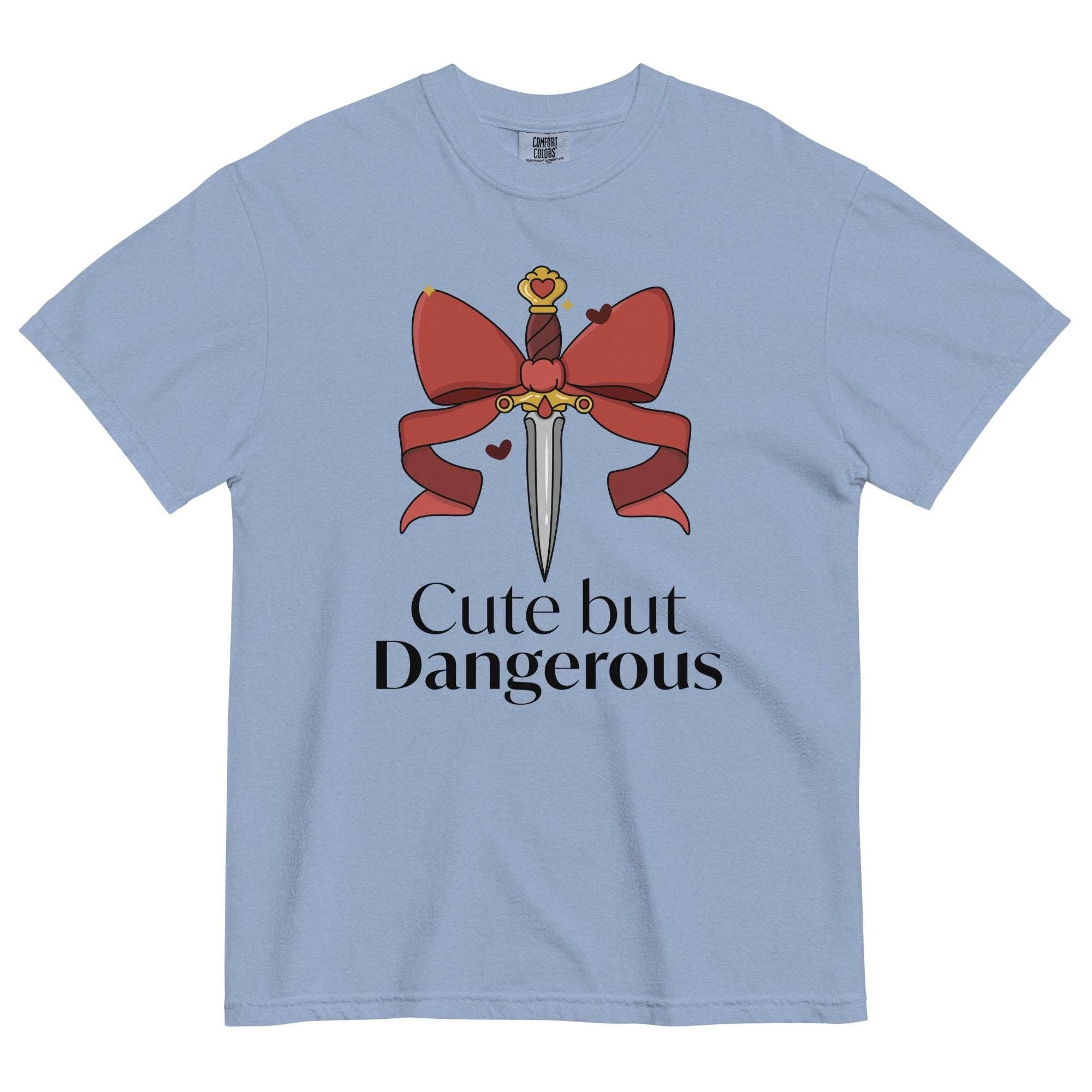 Keen Bee Studio - Wholesale Tunic - Women's - Dagger And Bows T-Shirt – Unisex Garment Dyed Shirt With Unique Lived-In Look5