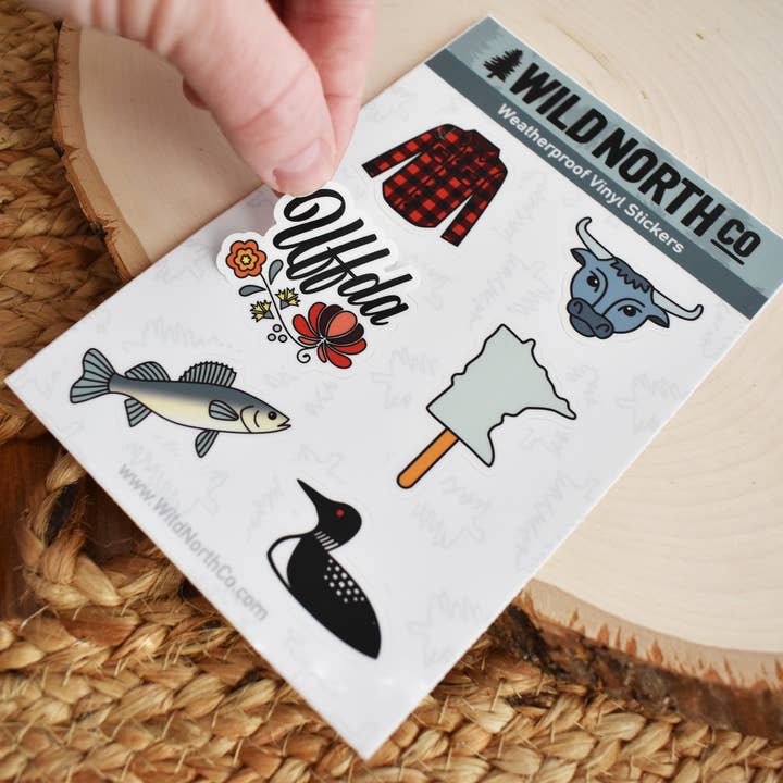 Wild North Co - Wholesale Sticker - Minnesota Things Sticker Set1