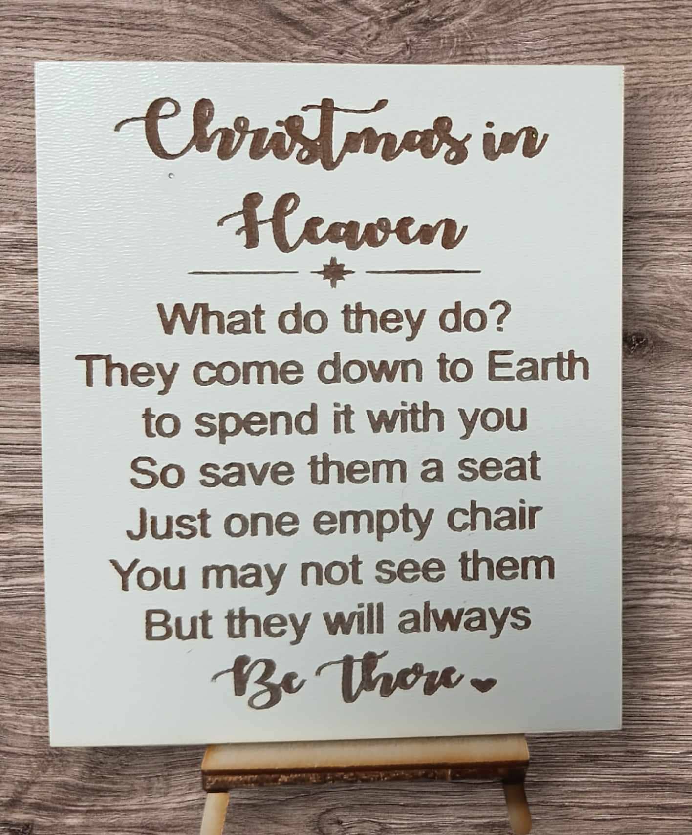 Crates Etc - Wholesale Ornamentset - Christmas in Heaven met stoel, kerstboom, stoel 1