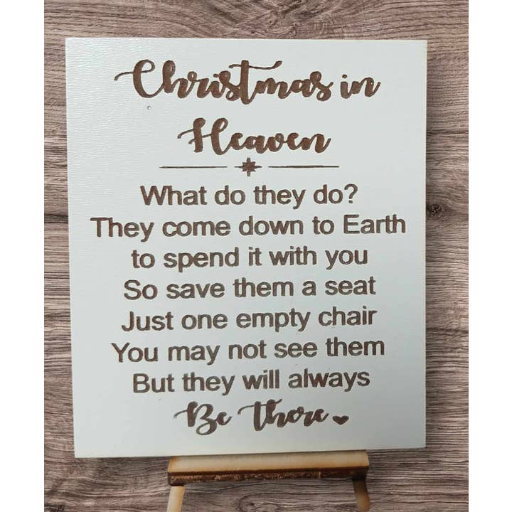 Crates Etc - Wholesale Ornamentset - Christmas in Heaven met stoel, kerstboom, stoel 1