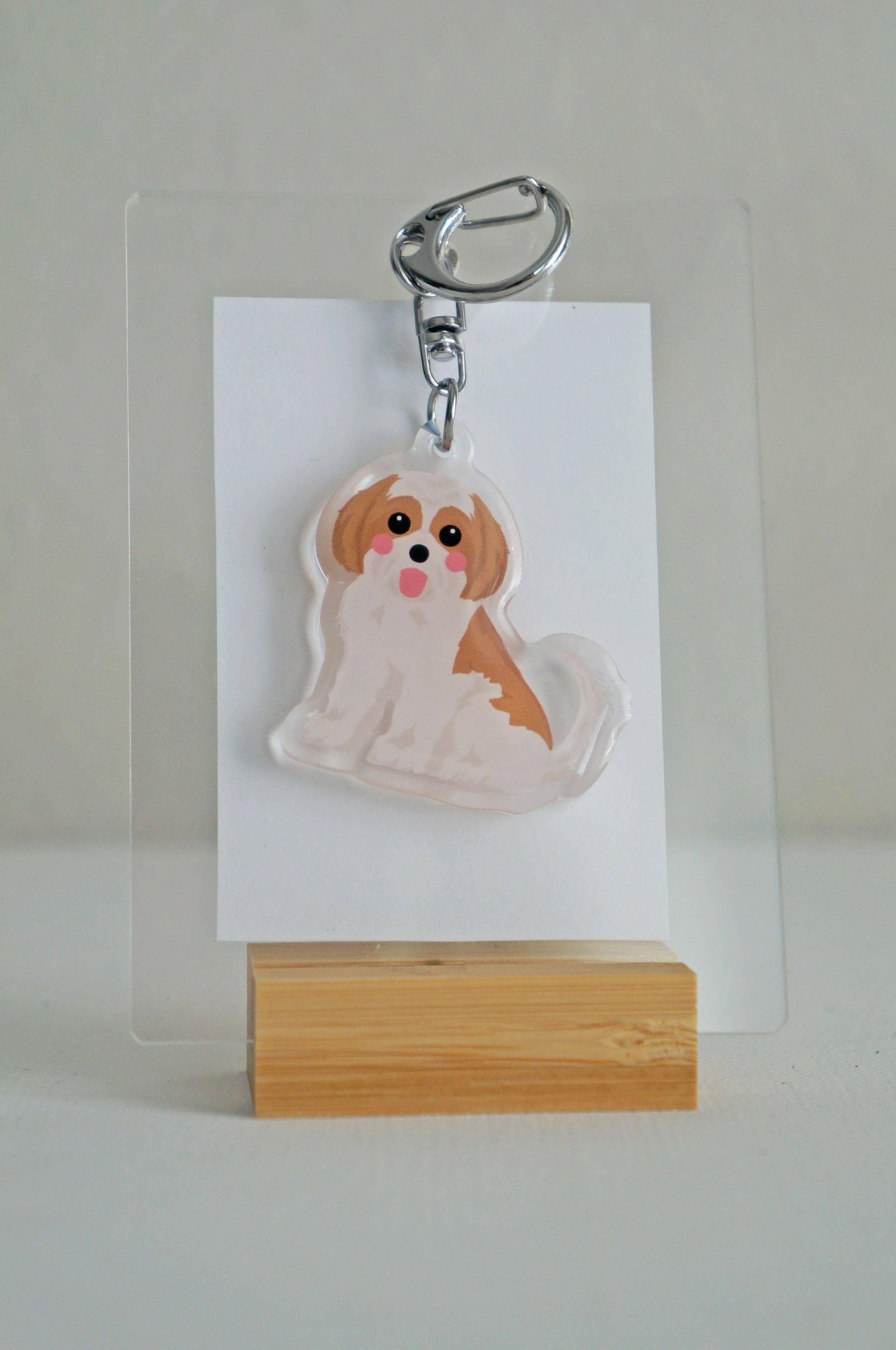 kiwi & WILLOW - Wholesale Keychain - Unisex - Shih Tzu Epoxy Keychain4