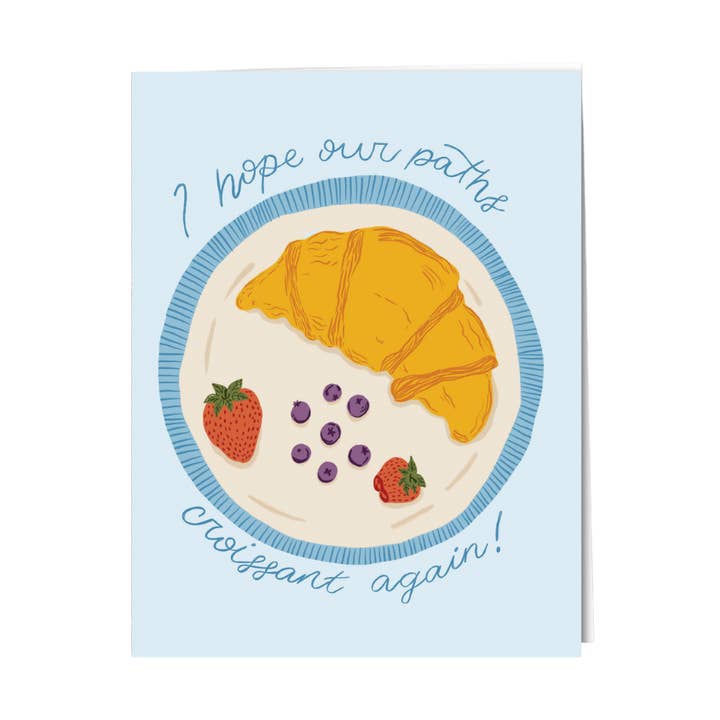 Hope our Paths Croissant Again voor wholesale door Paper Protégé