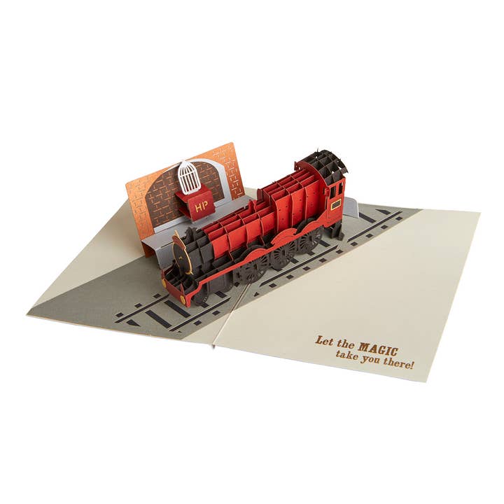 Insight Editions - Wholesale Everyday Greeting Card - Harry Potter: Hogwarts Express Signature Pop-Up Card
