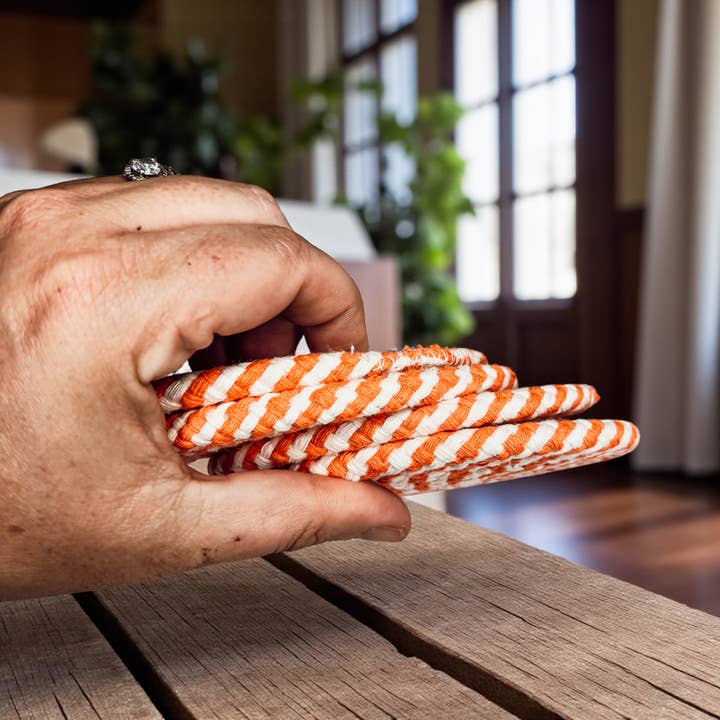 Gia Roma - Wholesale Coasters - Christmas Coaster Sets Handmade, Candy Cane Holiday Decor68