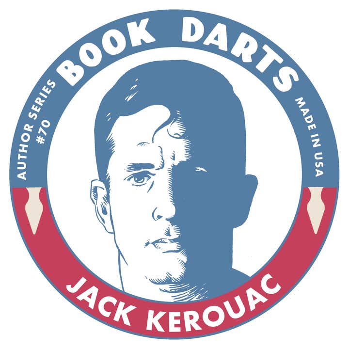 Livro de Lata Dart - Série de Autor # 70 - Jack Kerouac por atacado de Book Darts