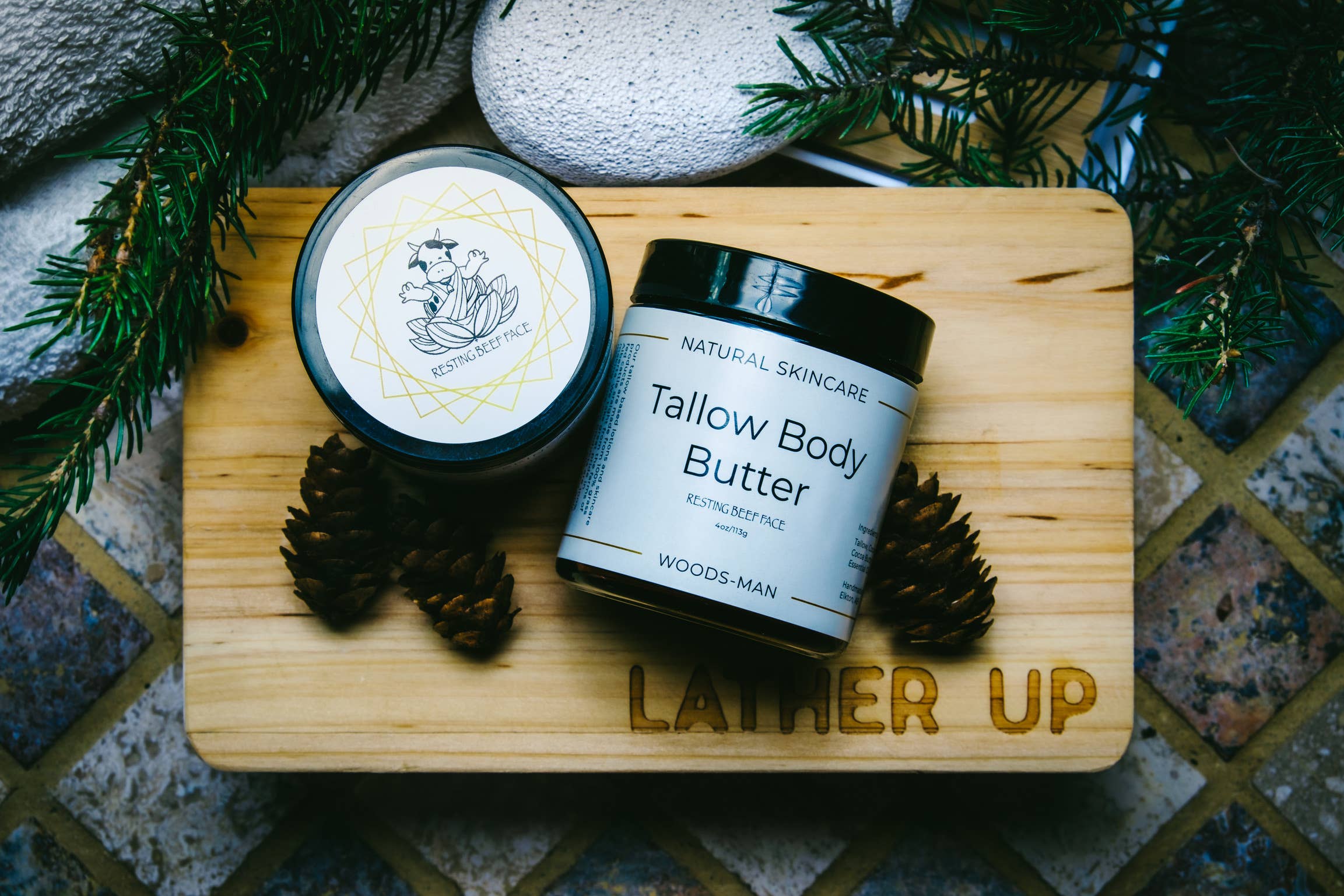 Resting Beef Face - Wholesale Body Balm/Butter - RESTING BEEF FACE | TALLOW BODY BUTTER | 4oz0