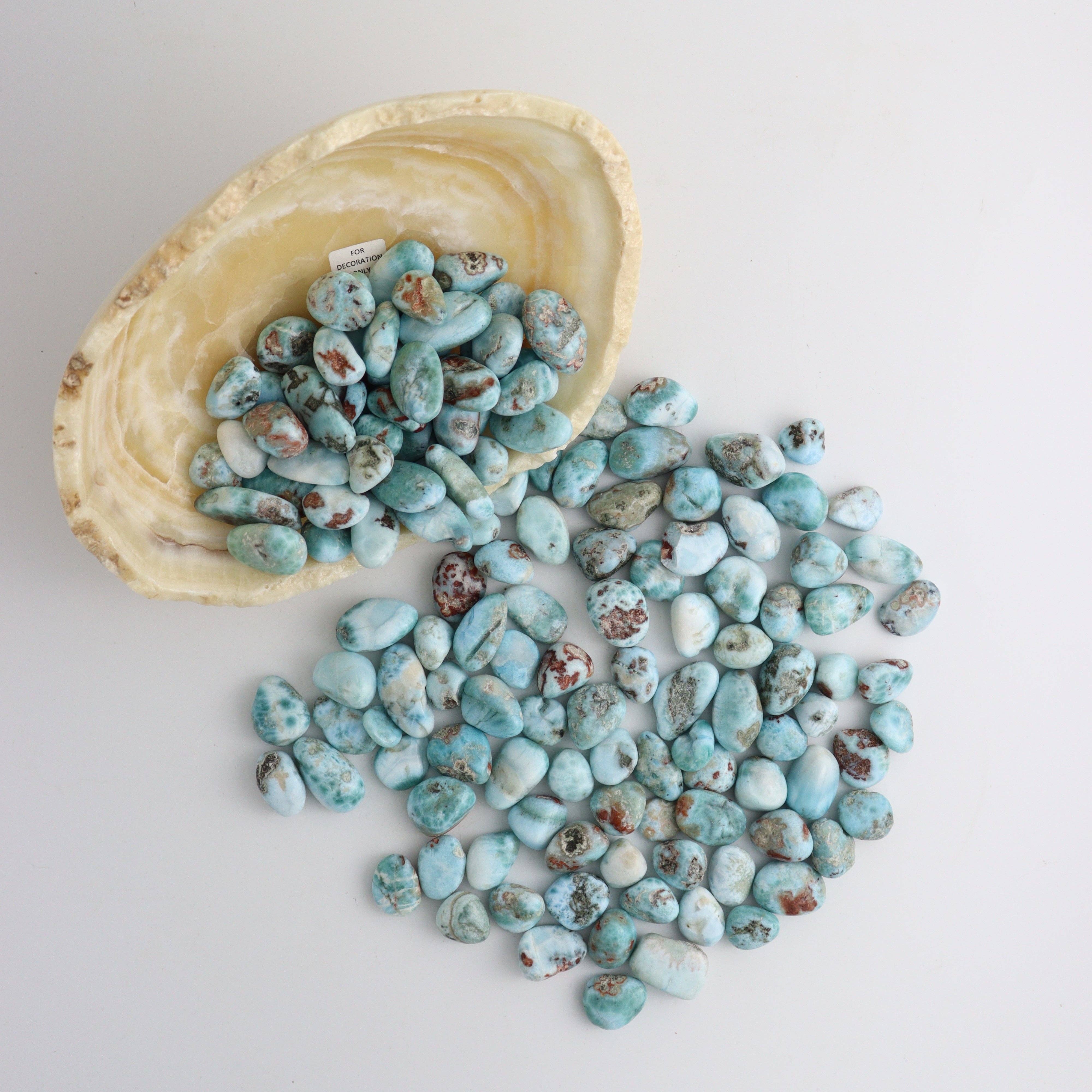 Mi Esperanza Minerals - Wholesale Spiritual Stone/Crystal - 1 Kg Larimar Tumbles0