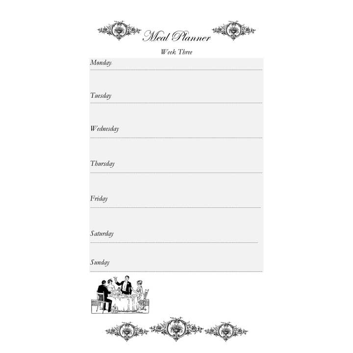 VINTAGE LADIES COLLECTION - Wholesale Notebook - Vintage Ladies Collection: ORGANISER & PLANNERS NOTEBOOK. 22