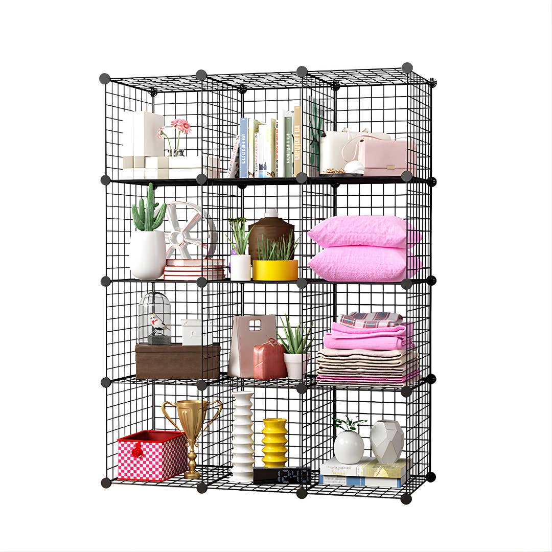 SOGA International Pty Ltd - Wholesale Free-standing shelf - Black Portable Storage Organiser