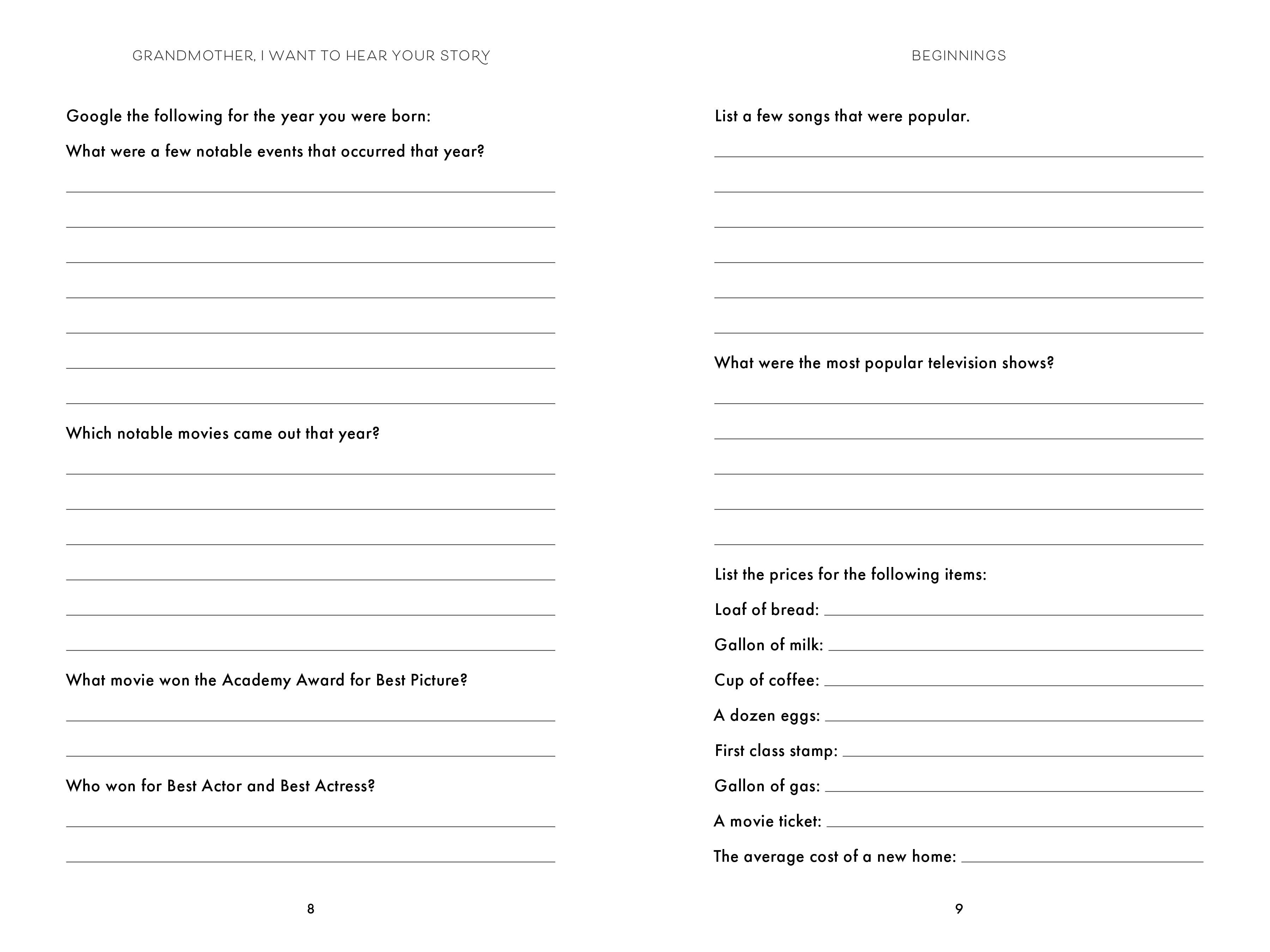 Sourcebooks - Wholesale Biography & Memoir Book - Grandmother, I Want to Hear Your Story (Expanded Edition)2