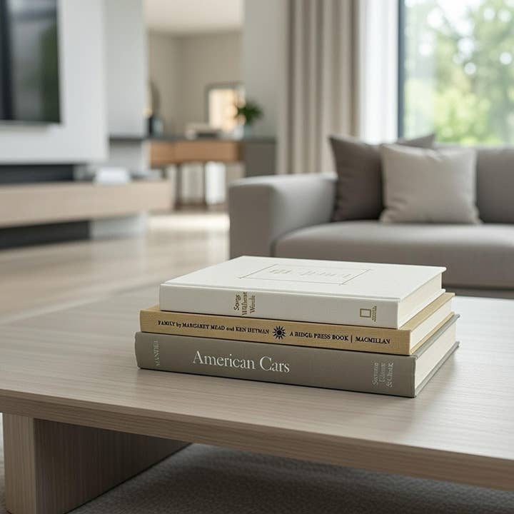 Neutral Coffee Table Books (3) for wholesale by CR-71 Books