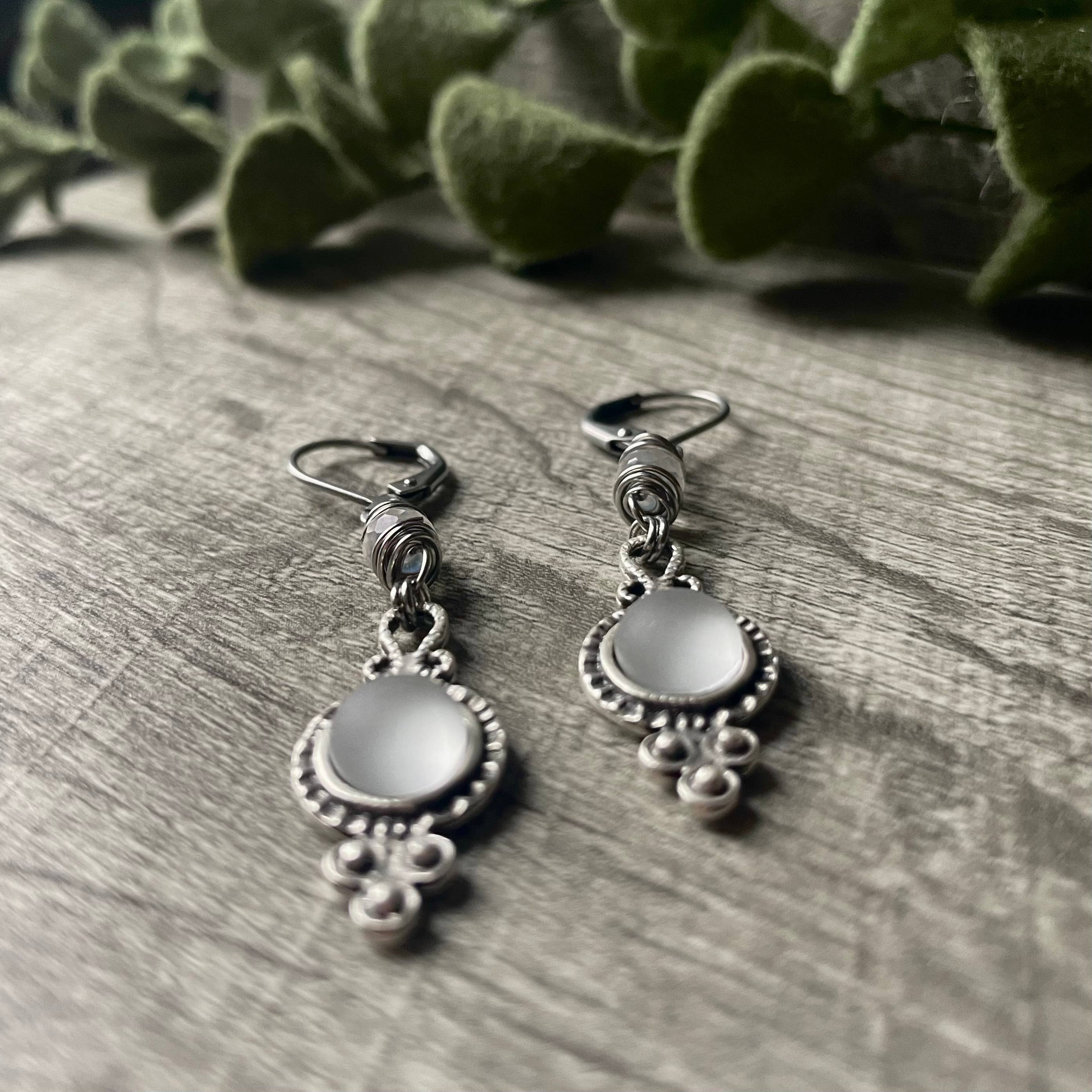 Spirit Glassworks - Wholesale Dangle Earrings - Antique Earrings Silver4