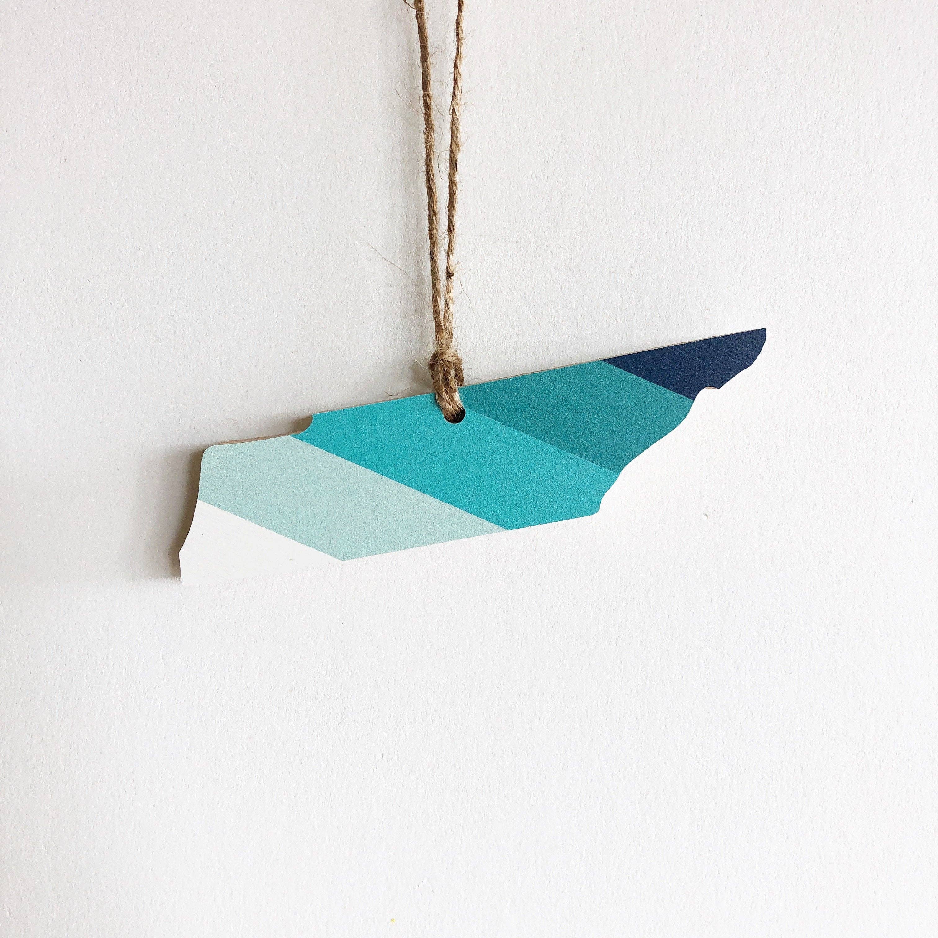 Hemlock & Heather - Wholesale Ornament - Comal Stripes State Ornaments42