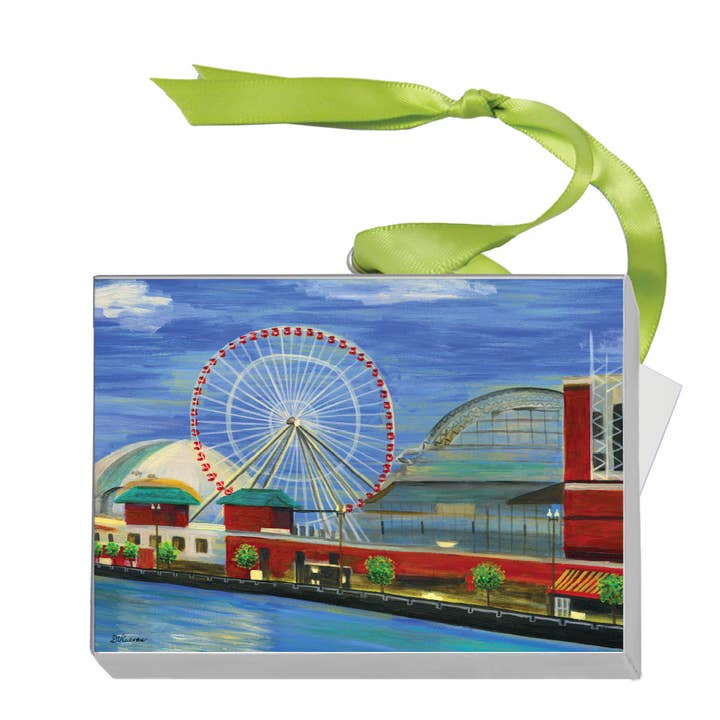 Riesenrad, Chicago, Mini-Leinwand (MC-7637A) für den Großhandel von Printed Canvas