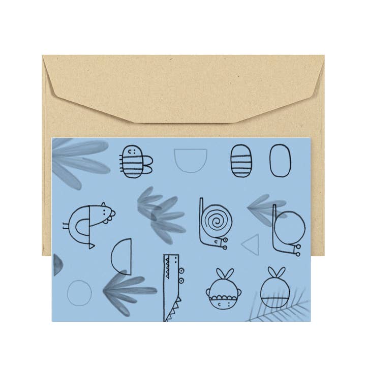 NÃO SEI DESENHAR - POSTAL AZUL for wholesale by Edicare Editora, Lda.