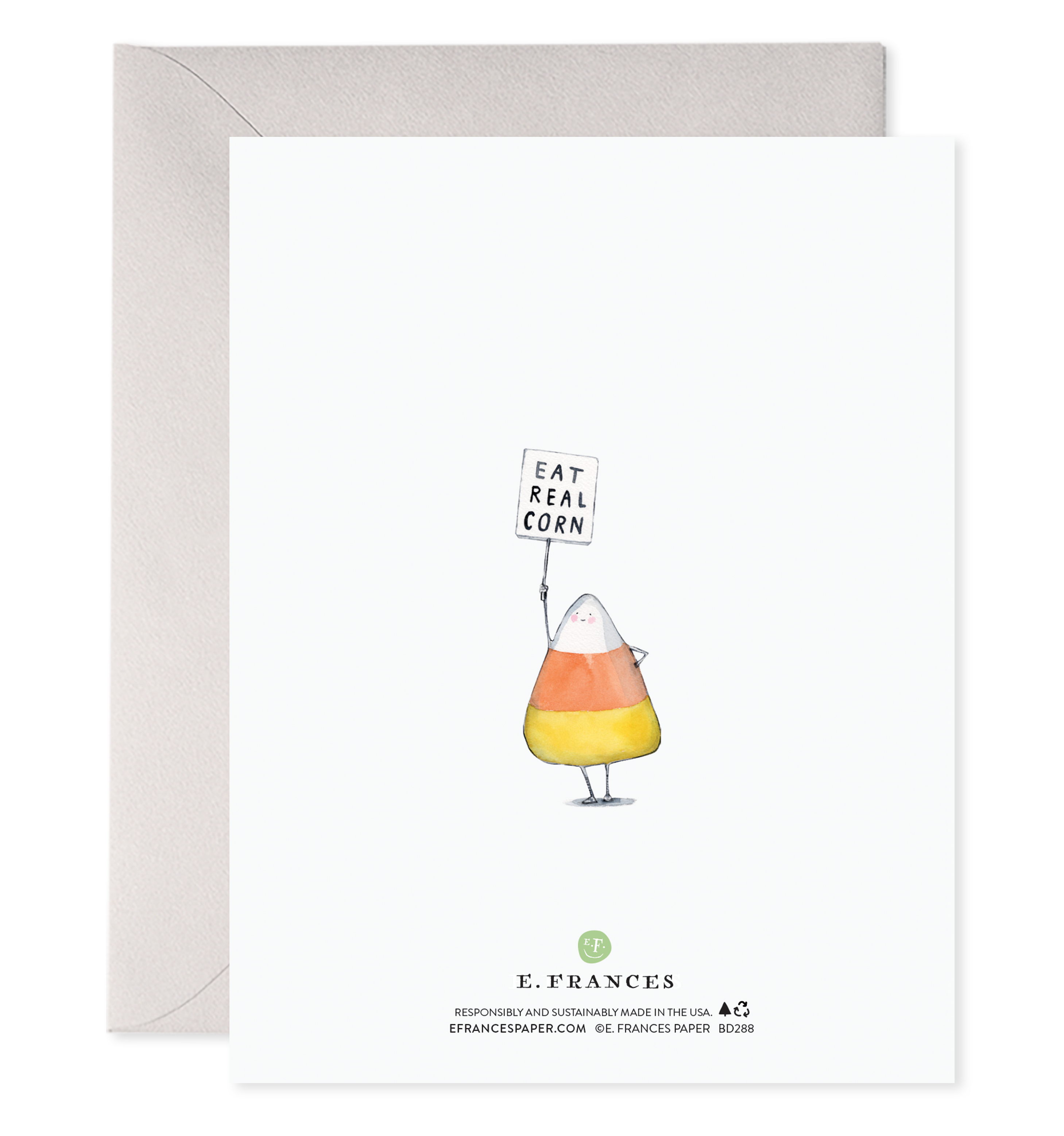 E. Frances Paper - Wholesale Birthday Card - Veggie Strike Birthday Greeting Card1