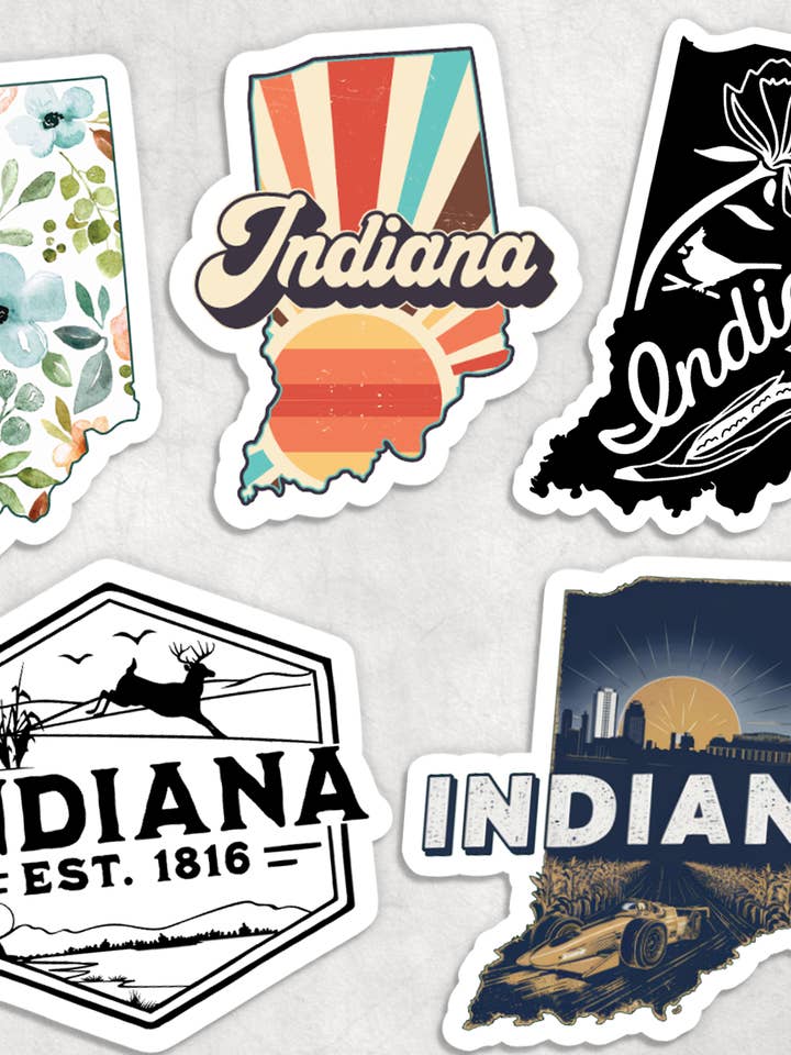 Indiana Stickers and other Purchase Wholesale indiana university. Free Returns & Net 60 Terms on Faire trending on Faire.