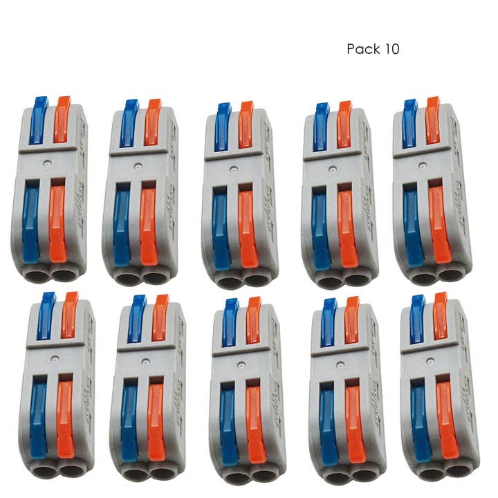 Ledsone - Wholesale Craft Supplies - 2/3 Way Electrical Connectors Wire Block Clamp Clip Fast4