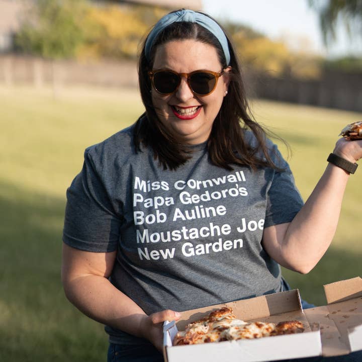 Cabin Design Co - Wholesale Screen Printed T-Shirt - Women's - Retro Cornwall Foodie Shirt