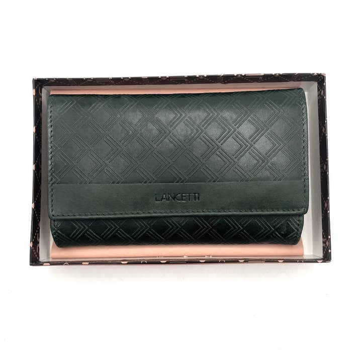 Suie Valentini srl - Wholesale Wallet - Women's - Genuine leather wallet, Brand Lancetti, art. LL23765-309