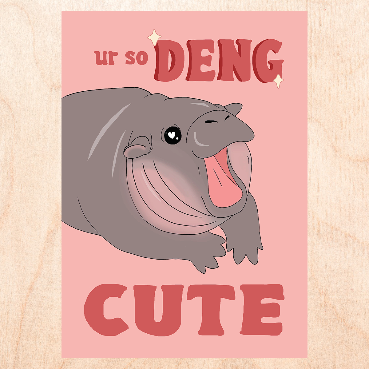 FINEASSLINES - Wholesale Love Card - DENG CUTE Love Card0