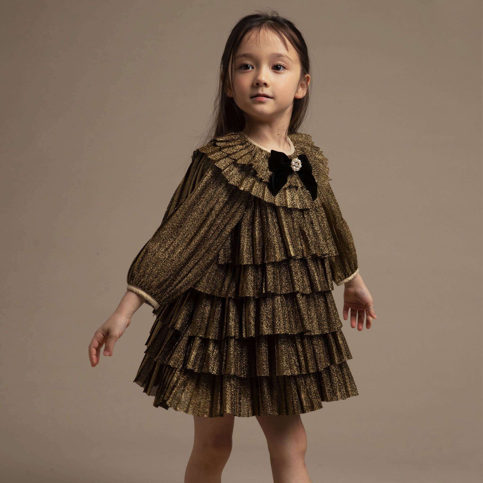 Petite Hailey – Großhandel Kleid – Kinder – Mehrlagiges Kleid3