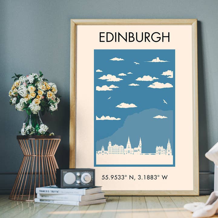 Impressão de estilo turístico de Edimburgo por atacado de Ink & Drop