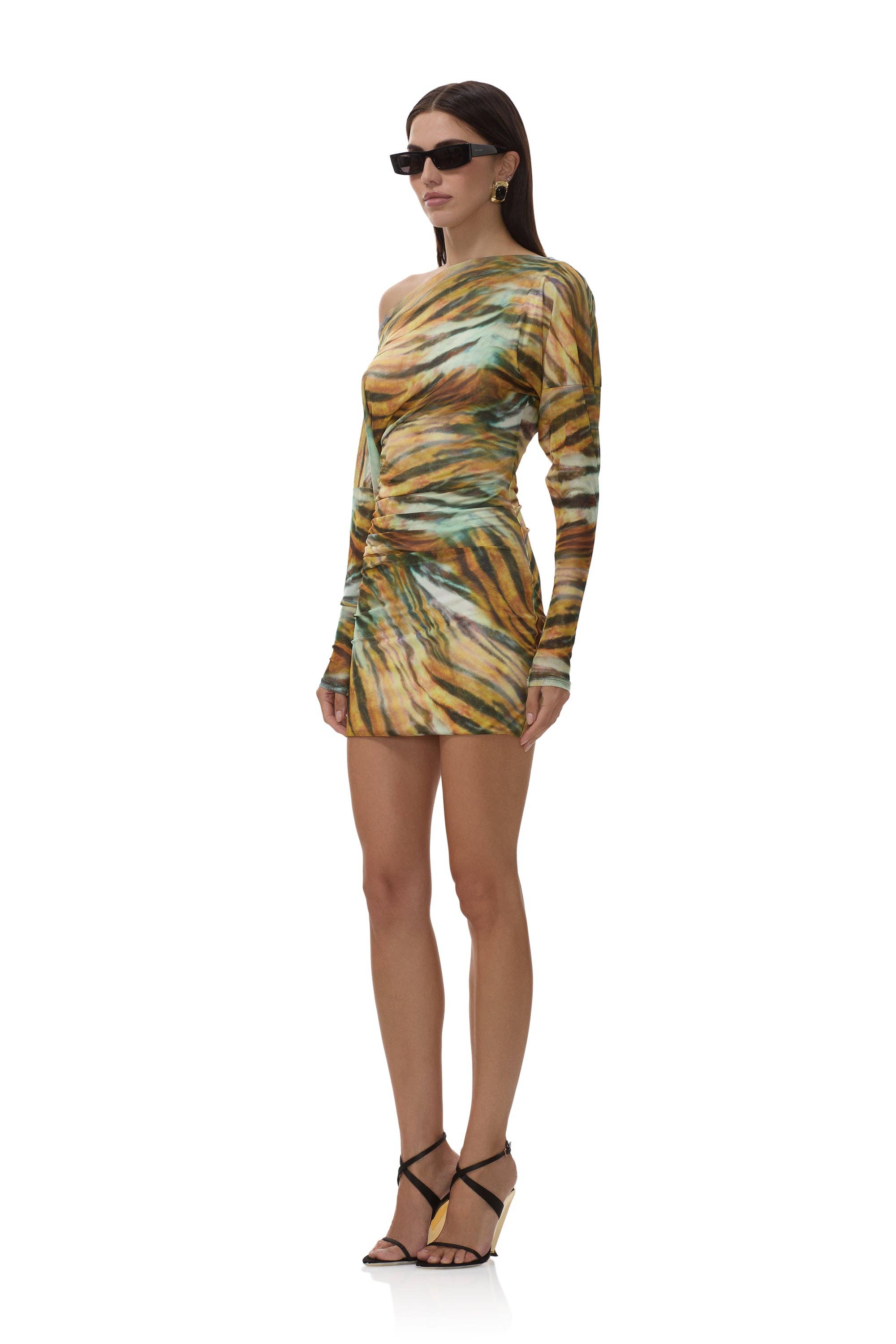 Tigre de Citron Vestido Mara - Tigre Limón de venta al por mayor en Faire3