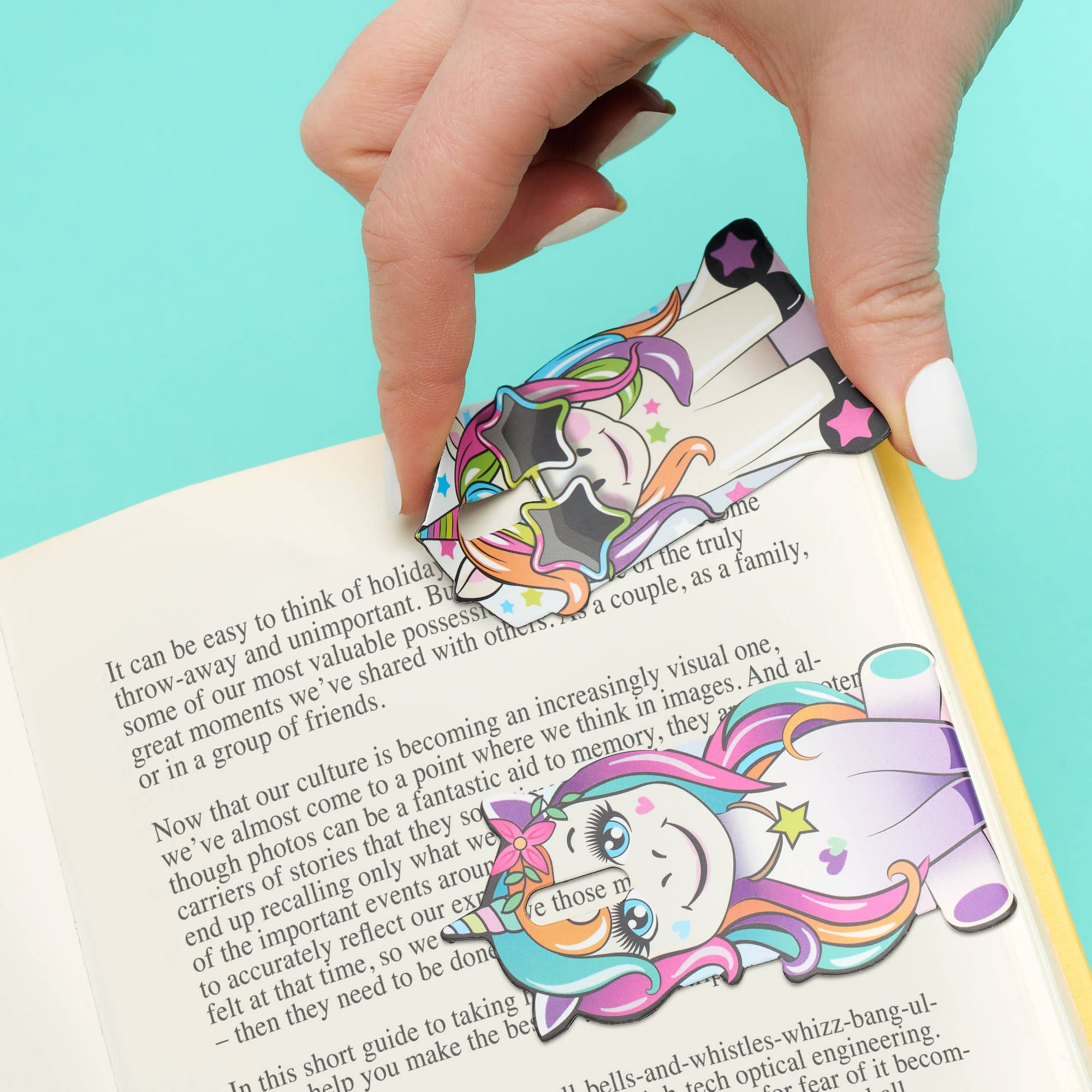 Thinking Gifts Company Ltd – Marcador por atacado – Conjunto de 2 Livros Magnéticos/Marcador de Página36