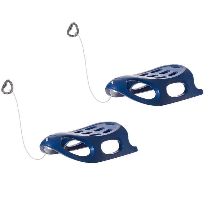 Quickway Imports - Wholesale Sporting Accessories - Snow Sleigh Ice Sled, Two Rider, Hard Plastic with Pull Rope1