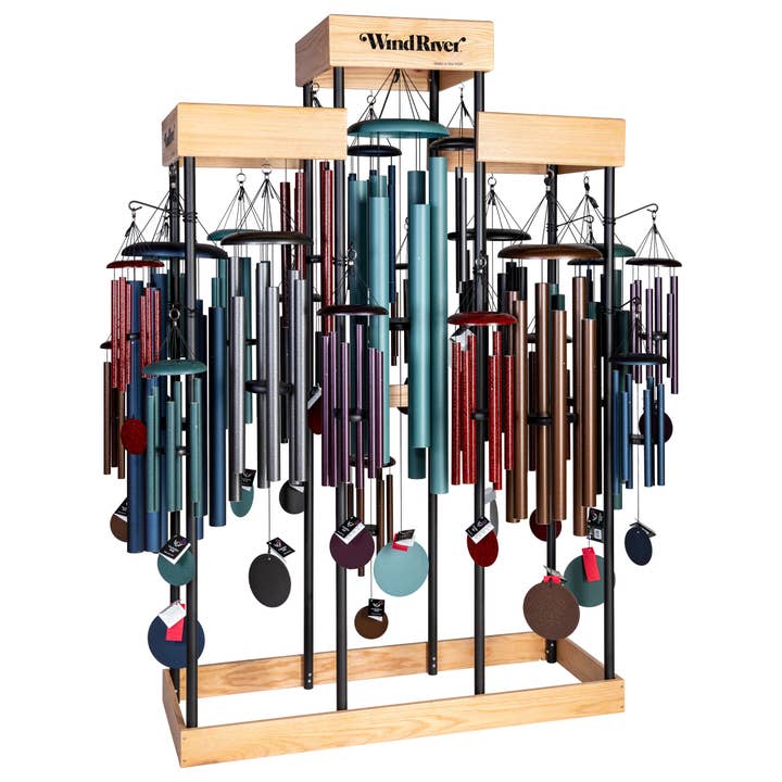Wind River - Wholesale Wind Chime - Corinthian Bells® Triple Display Assortment C - Wholesale