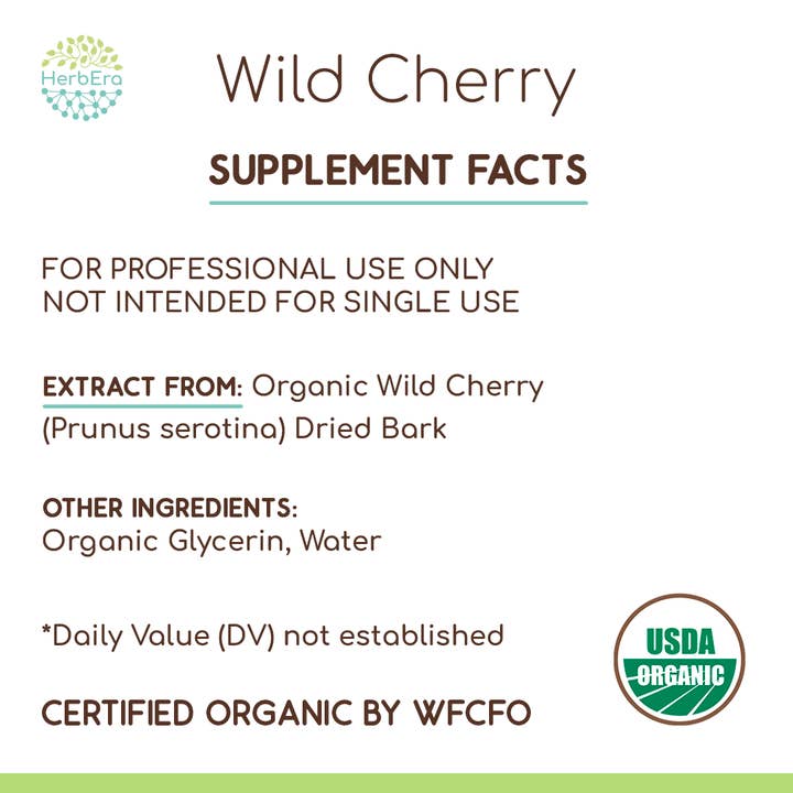 HerbEra - Wholesale Tincture - Wild Cherry Tincture10
