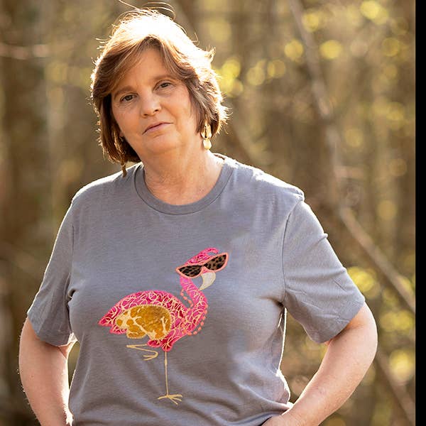 Florence The Flamingo for wholesale by Blue Hydrangea Farm