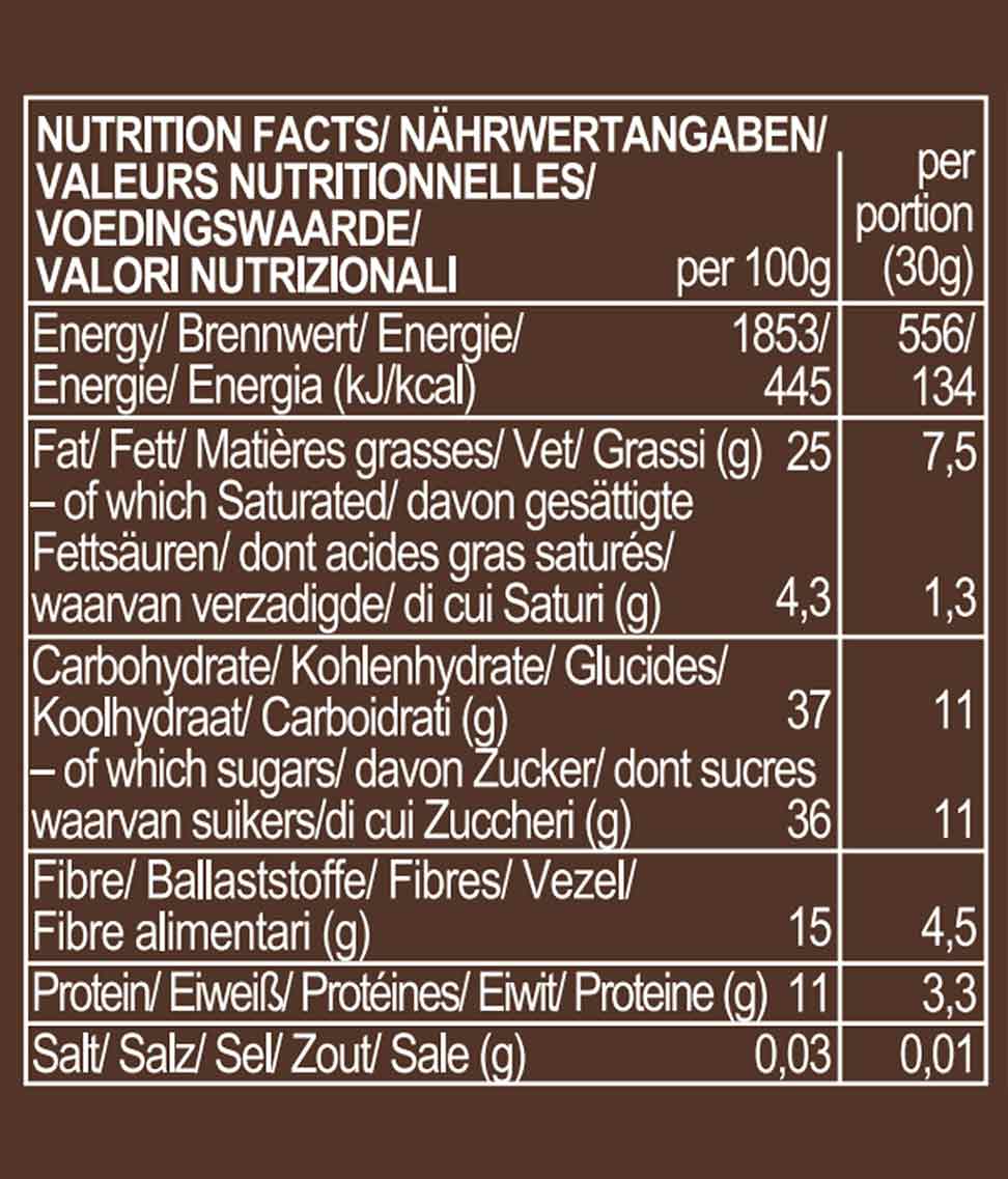 Smart Organic – wholesale Chocolate bar – Cacao Nibs Bar, Bio, Roobar, 30g3