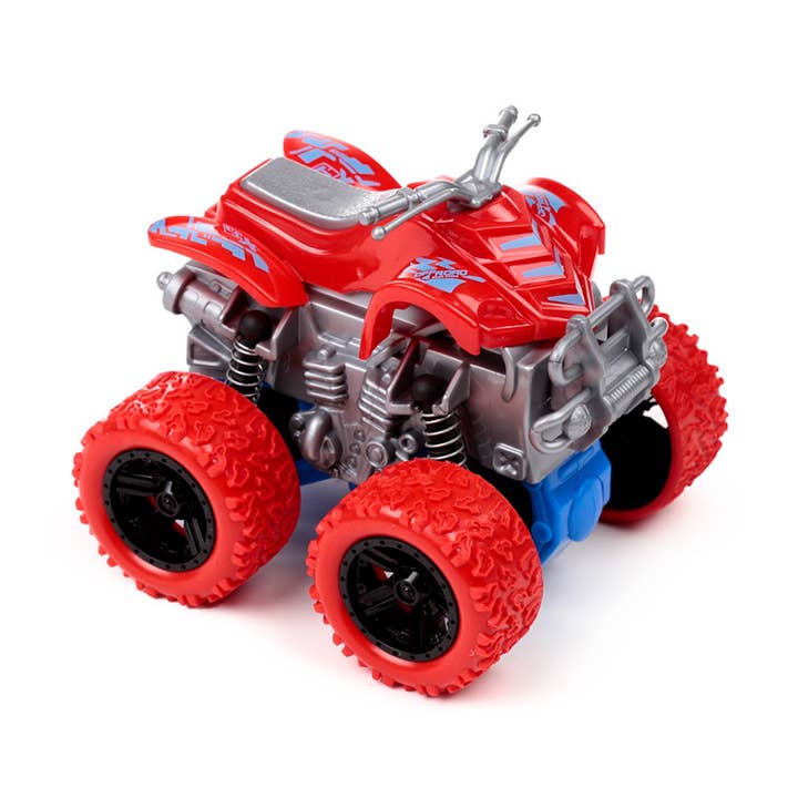 Puckator Ltd - Wholesale Classic Toy - Kids - Quad Bike 4x4 Stunt Friction Push/Pull Action Toy