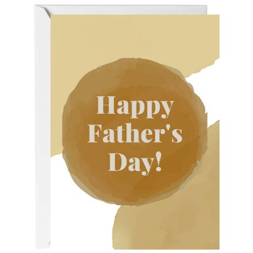 Golden Father's Day Greeting Card for wholesale by Paperie by MJ