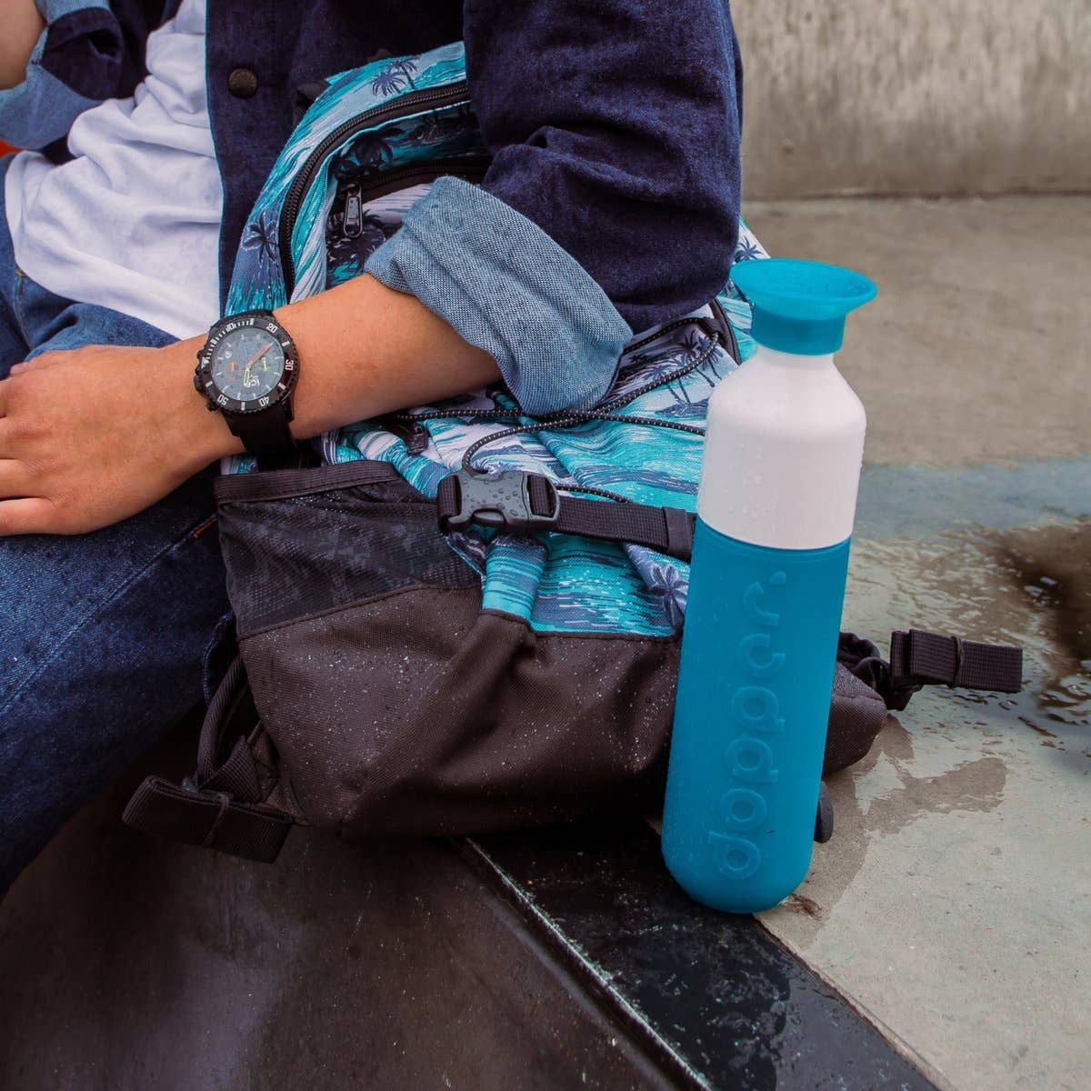 Dopper - Wholesale Water Bottle - Dopper Original Reusable Water Bottle - Neon Light (4x3 pcs)5