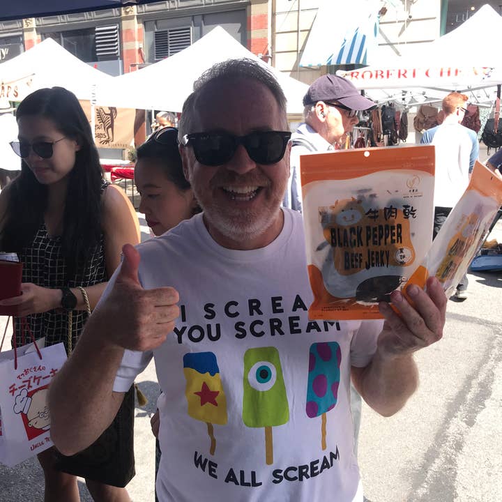 Old Country Jerky - Wholesale Jerky - Tender,Moist Teriyaki Flavor Beef Jerky Protein Snack 2.82oz6