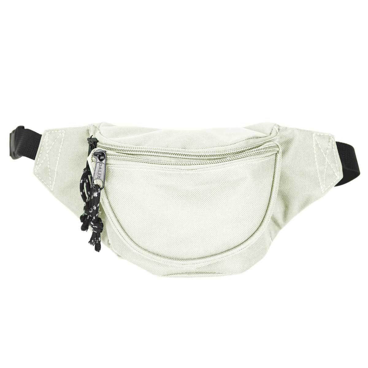 Dalix - Wholesale Belt Bag - Unisex - Dalix Round Fanny Pack w/ 3 Pockets37