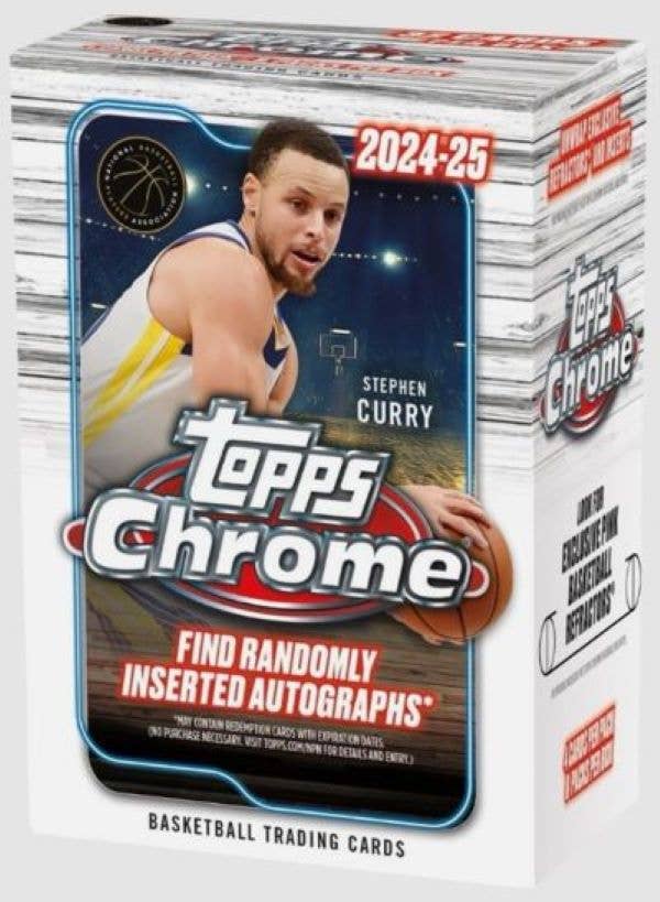 Wildwood Enterprises LLC - Wholesale Playing Cards - 2024-25 Topps Chrome Basketball 32ct. Blaster Box