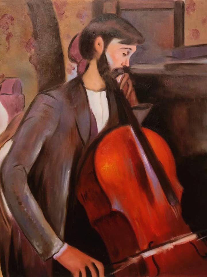 O Violoncelista por atacado de La Pastiche