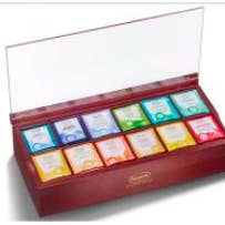 Teavelope Presentation box 12- Mahogany for wholesale by Ronnefeldt