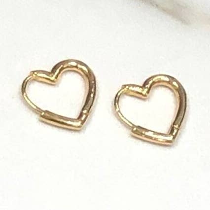 Heart Hoop Earrings
for wholesale by iiShii designs
